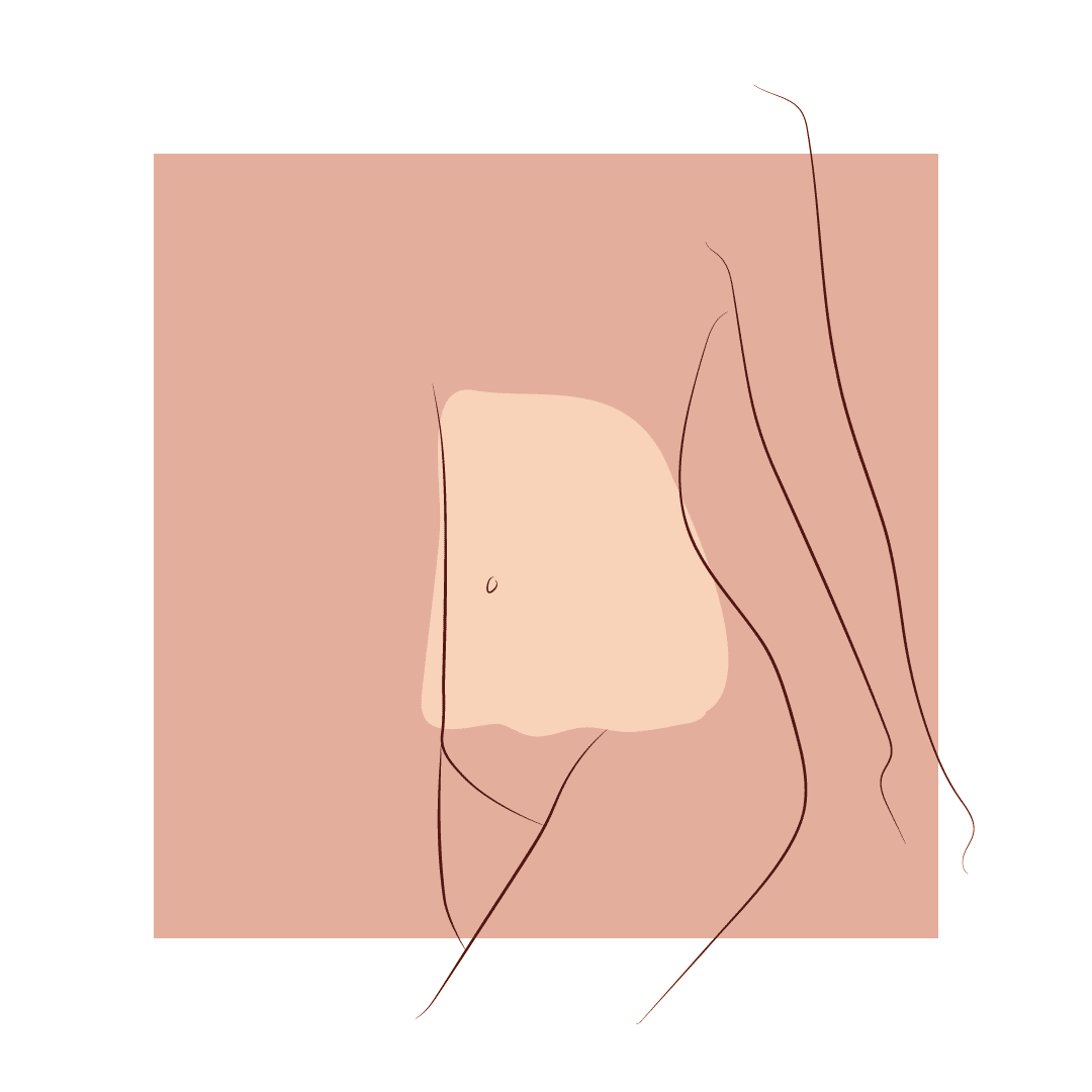 épilation femme ventre